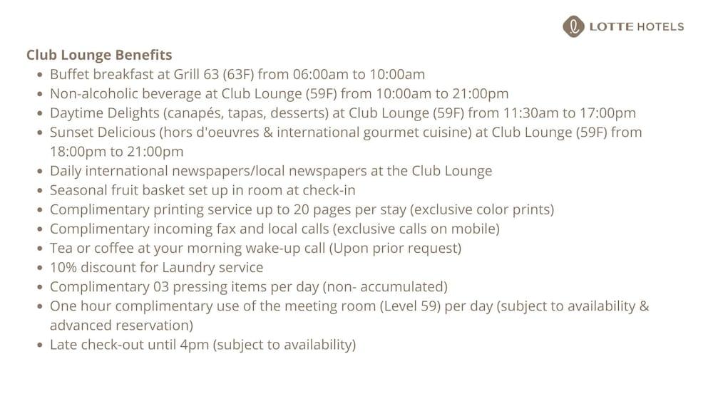 amenities
